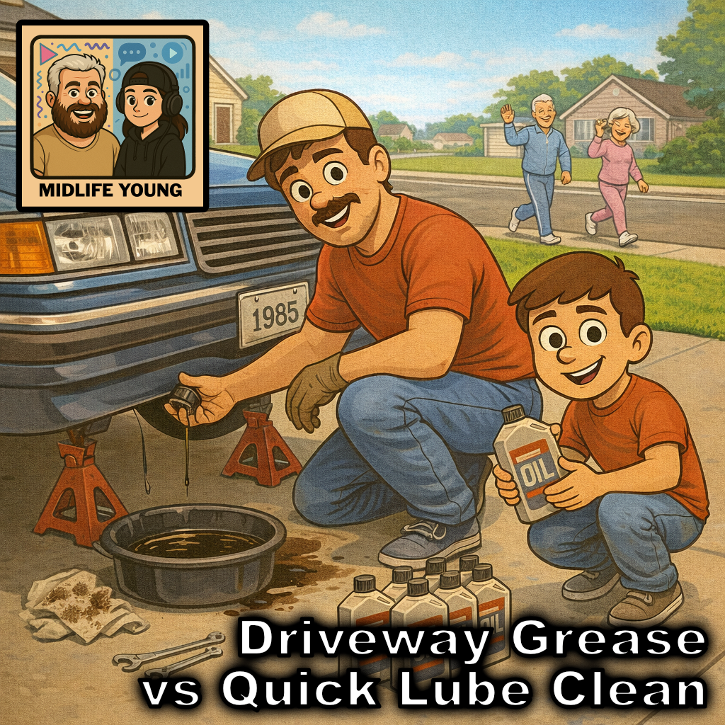 Driveway Grease vs Quick Lube Clean